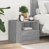 vidaXL Zidni noćni ormarić boja sivog hrasta sonome 45 x 30 x 35 cm | shoptok.hr
