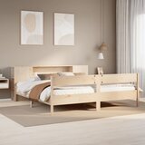 vidaXL Krevet s regalom za knjige bez madraca 180x200 cm od borovine Cijene