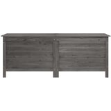  Vrtna kutija za pohranu antracit 150 x 50 x 56,5 cm od jelovine | Eponuda.ba