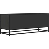 vidaXL TV ormarić crni 100x34,5x40 cm Konstruirano drvo i metal | shoptok.hr