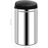 vidaXL Automatska kanta sa senzorom 40 L od nehrđajućeg čelika | shoptok.hr