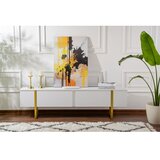 Hanah home TV polica Serenity White Gold