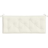  Jastuk za vrtnu klupu prošarano krem 120x50x7 cm od tkanine | shoptok.hr