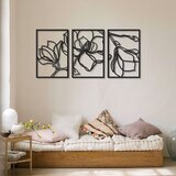 Wallity Zidna dekoracija Floral Line-APT529MS, 30x45 cm, 1,2 mm, Crna Cijene