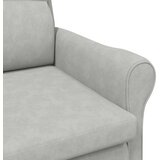 Fotelja Svjetlosiva 76 x 94 x 102 cm Mikrofibra | Eponuda.ba