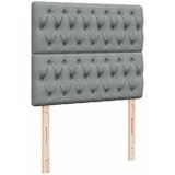  Krevet s oprugama i madracem svjetlosivi 120x190 cm od tkanine | shoptok.hr