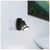 Eglo 300911 - led svetiljka za utičnicu parrini 1xGU10/4,5W/230V crna Cene
