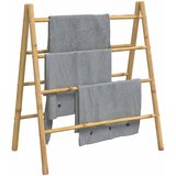  Dvostruke ljestve za ručnike s 4 prečke 90x50x100 cm od bambusa | Eponuda.ba