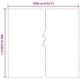 CERADA Pokrivalo za rastline Transparentno 6 x 12 m PVC, (5000287649) | Shoptok.si