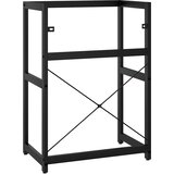  Okvir za kupaonski umivaonik crni 59 x 38 x 83 cm željezni | shoptok.hr