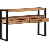  Konzolna stolica Smeđa 120 x 33 x 75 cm Čvrsto drvo akacije | shoptok.hr