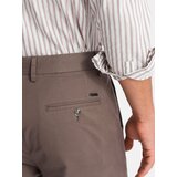 Ombre Men's uniform REGULAR FIT chino pants - brown | shoptok.hr