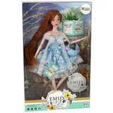  Lutka za igru sa košarom i cvijećem u plavoj haljini - 30 cm | shoptok.hr