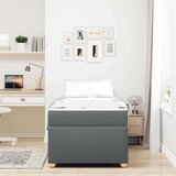  Krevetna konstrukcija Ostalo Tamno siva 80 x 200 cm Poliester | shoptok.hr