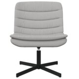  Vrtljiv stol Oblačno siva 63 x 75 x 76 cm blago, (5000288949) | Shoptok.si