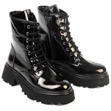 Capone Outfitters Women's Round Toe Lace-Up Trash Sole Women's Boots.