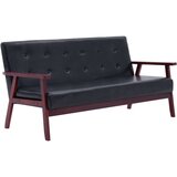  3-dijelni set sofa od umjetne kože crni | shoptok.hr
