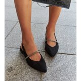 Gemre Black ballerinas with leather insole Morcosa | Shoptok.si