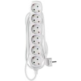Emos Podaljšek 3 m / 6 vtičnic / beli / PVC / 1,5 mm2 Cene