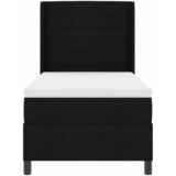  s opruga kutije s jastukom Crna 200 x 90 cm tkanina | shoptok.hr