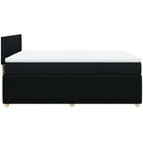  Krevet s oprugama i madracem crni 140x200 cm od tkanine | shoptok.hr