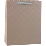  Embossed Beige Gift Bag 32 x 26 x 10cm | Shoptok.si