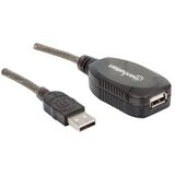 Manhattan 150248 USB-A M/F 2.0/480Mbps/produžni aktivni/10m Kabl | ePonuda.com