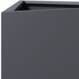  Vrtne sadilice 2 kom antracit trokutaste 30x26x75 cm čelične | shoptok.hr