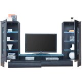 MID.YOU Dnevni Regal Jupiter, Črna, Led | Shoptok.si