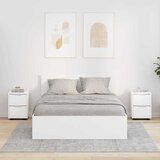  Noćni ormarići 2 pcs Bijelo 30,5 x 30 x 43 cm Konstruirano drvo | shoptok.hr