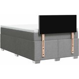  Krevet s oprugama i madracem svjetlosivi 120x190 cm od tkanine | shoptok.hr