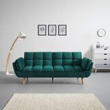 Bessagi Home Zofa S Posteljno Funkcijo Cora, Zelena, Žamet | Shoptok.si