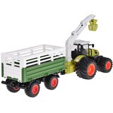 Traktor na daljinsko upravljanje s prikolicom i hvataljkom za trupce RC0719 | shoptok.hr