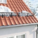  Zaštita od snijega za krov Crna 100 x 2,5 x 20 cm Čelik | shoptok.hr