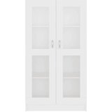 vidaXL Vitrina bijela 82,5 x 30,5 x 150 cm od iverice | shoptok.hr