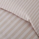 Catherine Lansfield Bež 3-delna posteljnina za zakonsko posteljo 200x200 cm Epping Textured Stripe – | Shoptok.si