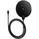 hoco. 15W induktivni punjač s USB-C kabelom i zaslonom CW62 crne boje | Shoptok.si