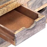  Stolić za kavu sivi 100 x 50 x 30 cm od masivnog drva šišama | shoptok.hr
