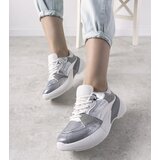 Gemre Silver sneakers on a high sole Rude | Shoptok.si