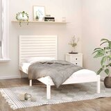  Okvir za krevet od masivne borovine bijeli 90 x 200 cm | shoptok.hr