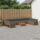  Setovi sofa 11 kom. Čvrsto drvo akacije | shoptok.hr
