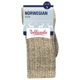 Bellinda NORWEGIAN STYLE SOCKS - Men's Norwegian Type Winter Socks - Beige | Shoptok.si