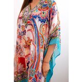 Kesi Włoski Women's beach poncho with a loose fit mint | Shoptok.si
