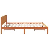  Krevetna konstrukcija Smeđa 140 x 200 cm Čvrsto borovo drvo | shoptok.hr