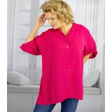 Pri Elegant oversize shirt with decorative collar "VIVIANNE" | shoptok.hr