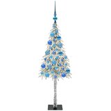  Božićno drvce s 150 LED svjetlima Bijelo 120 cm PE i čelik | shoptok.hr