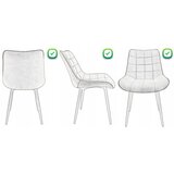 Jumi MISTY oblazinjen moder žametni stol, (21888396) | Shoptok.si
