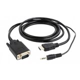 Gembird HDMI adapter kabal GEMBIRD A-HDMI-VGA-03-10 HDMI to VGA, 3m, adapter + audio Cijene