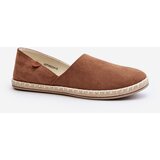 Kesi Women's suede espadrilles Brown Vulcano | Shoptok.si