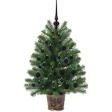 Umjetno božićno drvce s 150 LED svjetlima Zelena 95 cm PE i PVC | shoptok.hr